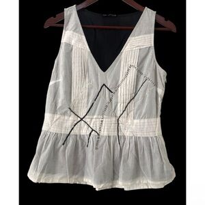 Chaudry Peplum Blouse NWT